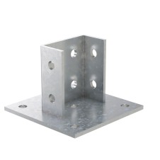 Крепление усиленное к потолку для двойного С-образного профиля 41х41, нержавеющая сталь