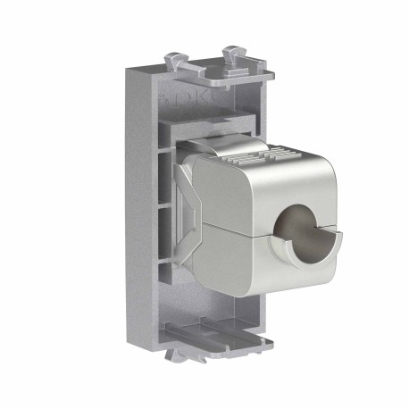 4404771 | Компьютерная розетка RJ-45 без шторки модульная, кат.6А экранированная, "Avanti", "Закаленная сталь", 1 модуль-2