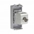 4404771 | Компьютерная розетка RJ-45 без шторки модульная, кат.6А экранированная, "Avanti", "Закаленная сталь", 1 модуль