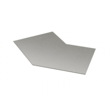 Крышка на угол горизонтальный 45° осн.750, стеклопластик