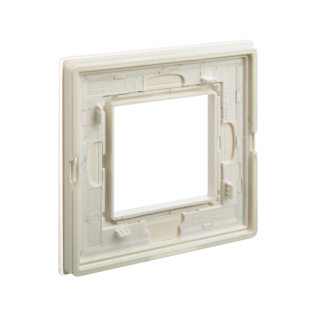 4400822 | Рамка из натурального стекла,  "Avanti", белая, 2 модуля-3