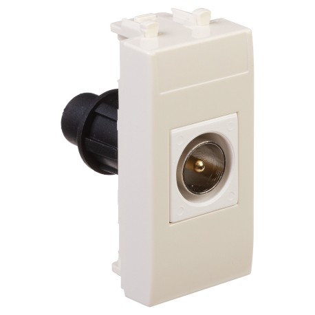 4405501 | Розетка TV оконечная модульная, "Avanti", "Ванильная дымка", 1 модуль-1