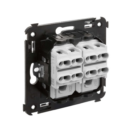 4400124 | Инвертор двухклавишный в стену, Avanti, Белое облако-3