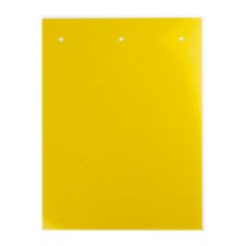 Табличка полужесткая. Установка в держатель. ПВХ-0,5. Желтая