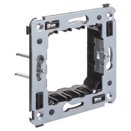 4400802 | Каркас с лапками для монтажа модульных "Avanti" в стену, под 2 модуля-1