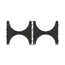 Держатель расстояния (кластер) для двустенных труб, д.110, двойной