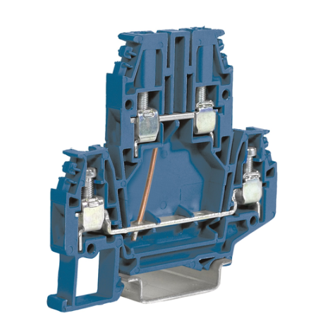 ZDB517 | DBC.4/CI/ (Ex)i Клемма проходная 4 кв.мм., 2 уровня, уровни перемкнуты, винт