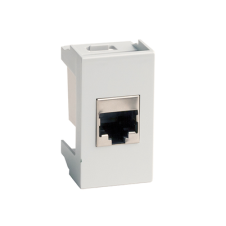 Розетка RJ-45 кат5E,экр,Viva,1 мод.,сер
