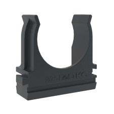 Держатель с защелкой, д.25мм, черный