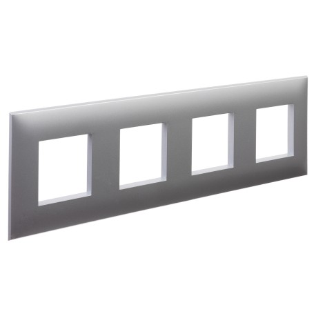 4404908 | Рамка ARTLEBEDEV, "Avanti", "Закаленная сталь", 8 модуля-1