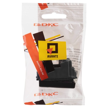 4412111 | Переключатель модульный, Avanti, Черный матовый, 1 модуль-4