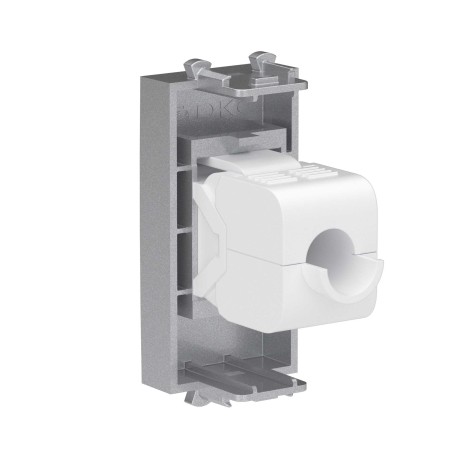 4404661 | Компьютерная розетка RJ-45 без шторки модульная, кат.5е, "Avanti", "Закаленная сталь", 1 модуль-2