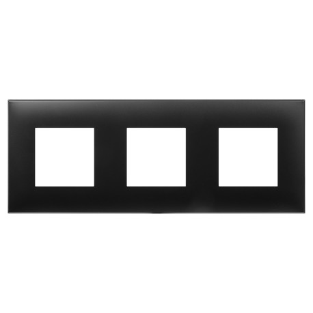 4412906 | Рамка Avanti, Черный матовый, 3 поста (6 мод.)