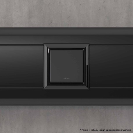 4412102 | Выключатель одноклавишный модульный, Avanti, Черный матовый, 2 модуля-5