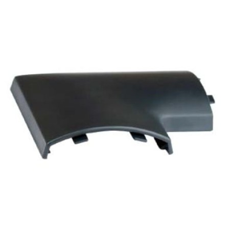 01342 | Угол плоский для напольного канала 75х17 мм APSP A, цвет чёрный