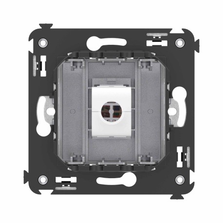 4404693 | Компьютерная розетка RJ-45 без шторки в стену, кат.6 одинарная, "Avanti", "Закаленная сталь"-3