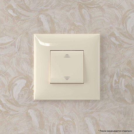 4405123 | Инвертор одноклавишный в стену, "Avanti", "Ванильная дымка"-5