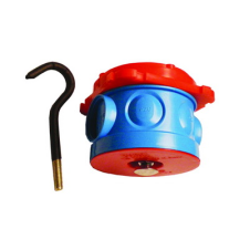 Коробка потолочная с крюком для заливки в бетон, д.70х57мм