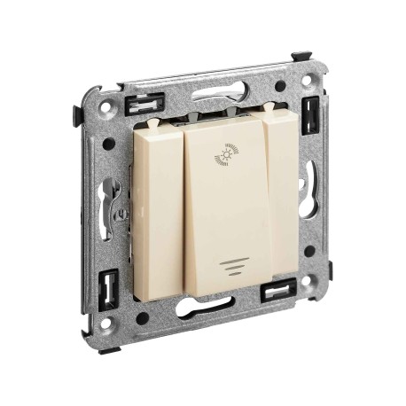 4405343 | Диммер кнопочный в стену, Avanti, Ванильная дымка-1