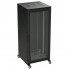 R5IT2468GSB | Напольный шкаф 24U 600х800 двери стекло/сплошная, укомплектован вводом и заглушками RAL9005