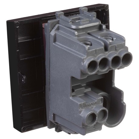 4402102 | Выключатель одноклавишный модульный, "Avanti", "Черный квадрат", 2 модуля-3