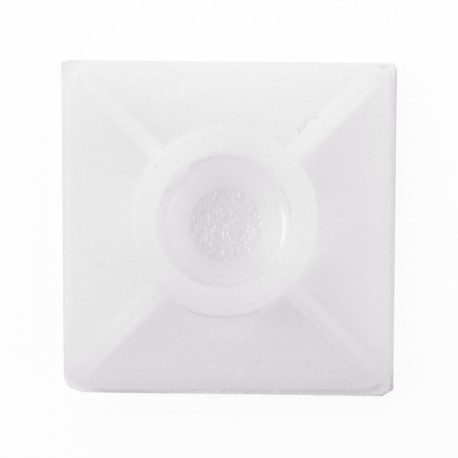 25467 | Монтажная база двойная самоклеящаяся, белая, 19х19-1