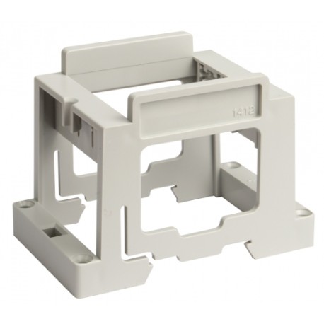 54840 | Суппорт под розетку BRAVA на DIN рейку, цвет серый RAL 7035