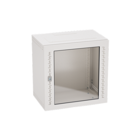 R5STI0940GS | Шкаф телекоммуникационный навесной, 9 U (500х600х400) дверь стекло, RAL7035