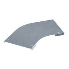 Крышка на угол горизонтальный 45°, осн.600, R300, 1.0мм, нержавеющая сталь