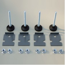 Ножки регулируемые, М12x100мм, 1 упаковка - 4шт.