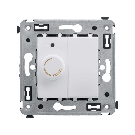 4400133 | Диммер поворотный в стену, "Avanti", "Белое облако"