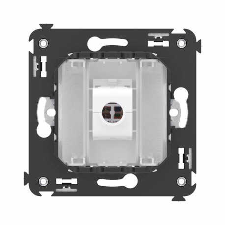 4400693 | Компьютерная розетка RJ-45 без шторки в стену, кат.6 одинарная, "Avanti", "Белое облако"-3