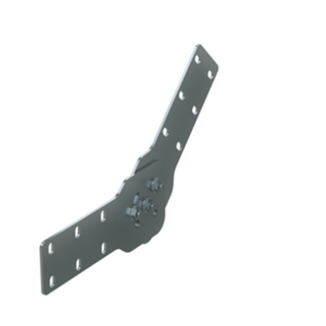 UVH010HDZL | Соединитель шарнирный вертикальный H100, цинк-ламельное