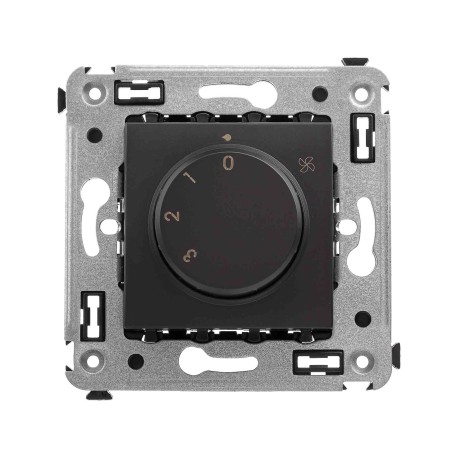 4412173 | Механизм управления вентиляторами в стену, Avanti, Черный матовый