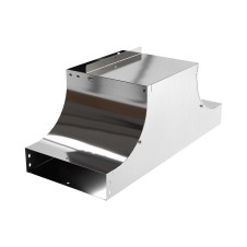 Т-Ответвитель вверх TSS осн.300 H100, нержавеющая сталь AISI 304 (крепеж в комплекте), необходимыми для монтажа