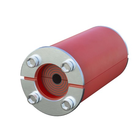 DXF3111 | Проходка круглая, нержавеющая, D25х40 мм для кабелей D = 3-11 мм