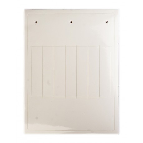 TAF1567AW | Табличка эластичная. Клейкое основание. Винил. Белый