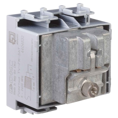 4404532 | Розетка TV-FM-SAT модульная, "Avanti", "Закаленная сталь", 2 модуля-3