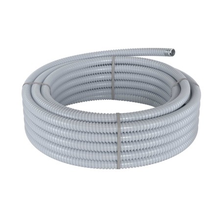 6071R-020 | Металлорукав DN 20мм в герметичной ПВХ изоляции, Dвн 20,5 мм, Dнар 25,5, 50 м, цвет серый-2