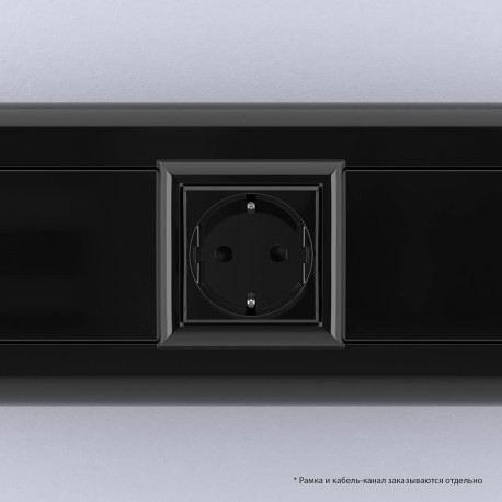 4402002 | Розетка модульная, 2P+E, с з/ш, "Avanti", "Черный квадрат", 2 модуля-5
