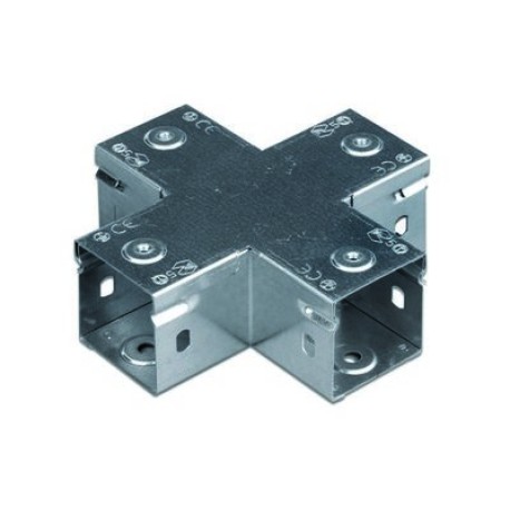 39004 | Ответвитель глухой Х-образный горизонтальный 50х50, 0.8мм