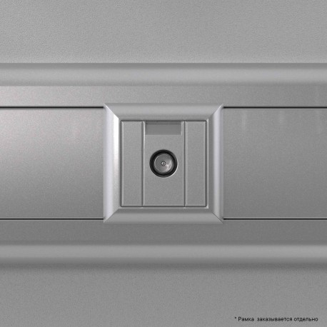 4404521 | Розетка TV оконечная модульная,  Avanti, Закаленная сталь, 1 модуль-4