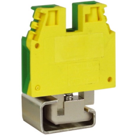 ZTE510 | TEC.10/D, зажим для заземления желт.зелен 10 кв.мм