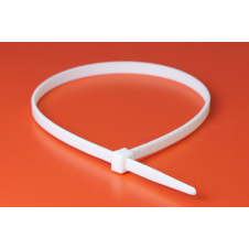 Хомут P6.6 самозатухающий, белый, 3,5x200