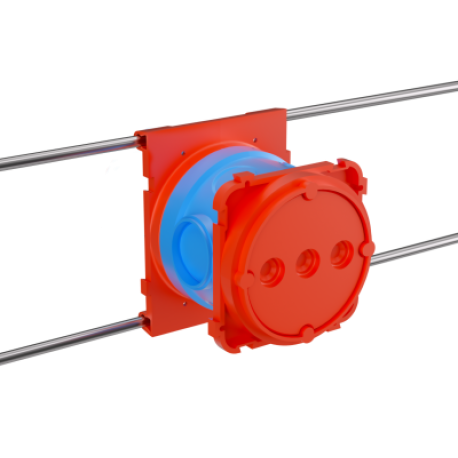 59392U | Универсальная установочная коробка для заливки в бетон;90х71;h74