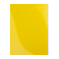 Табличка полужесткая. Клейкое основание. Для маркировки модульного оборудования. ПВХ. Желтая