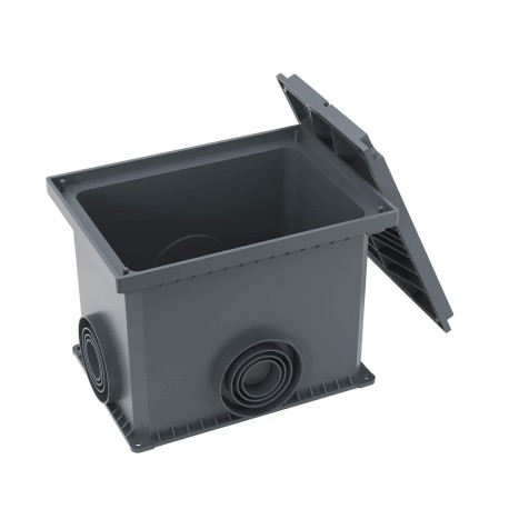 025002 | Смотровой переходной колодец с крышкой для двустенных труб,335х240х255-1