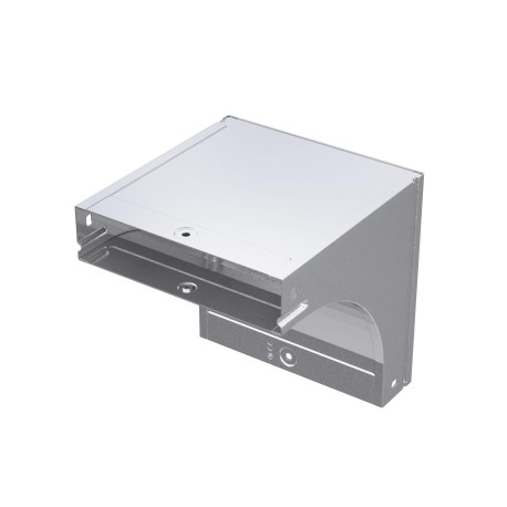 37372RAL7035 | Угол вертикальный внешний CDV 90° 100х80, 1.0мм, RAL7035