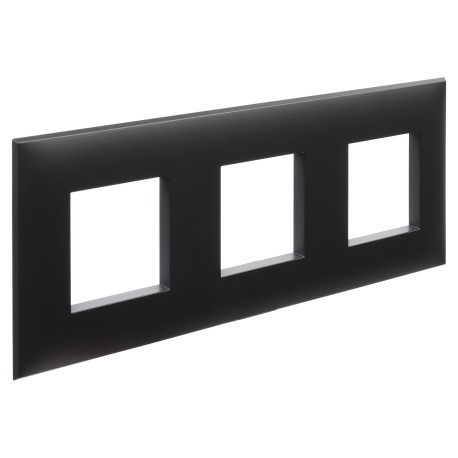 4412906 | Рамка Avanti, Черный матовый, 3 поста (6 мод.)-1