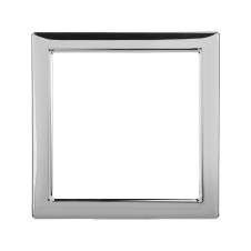 Декоративная вставка для металлических рамок Avanti хром, 1 пост (2 мод.)